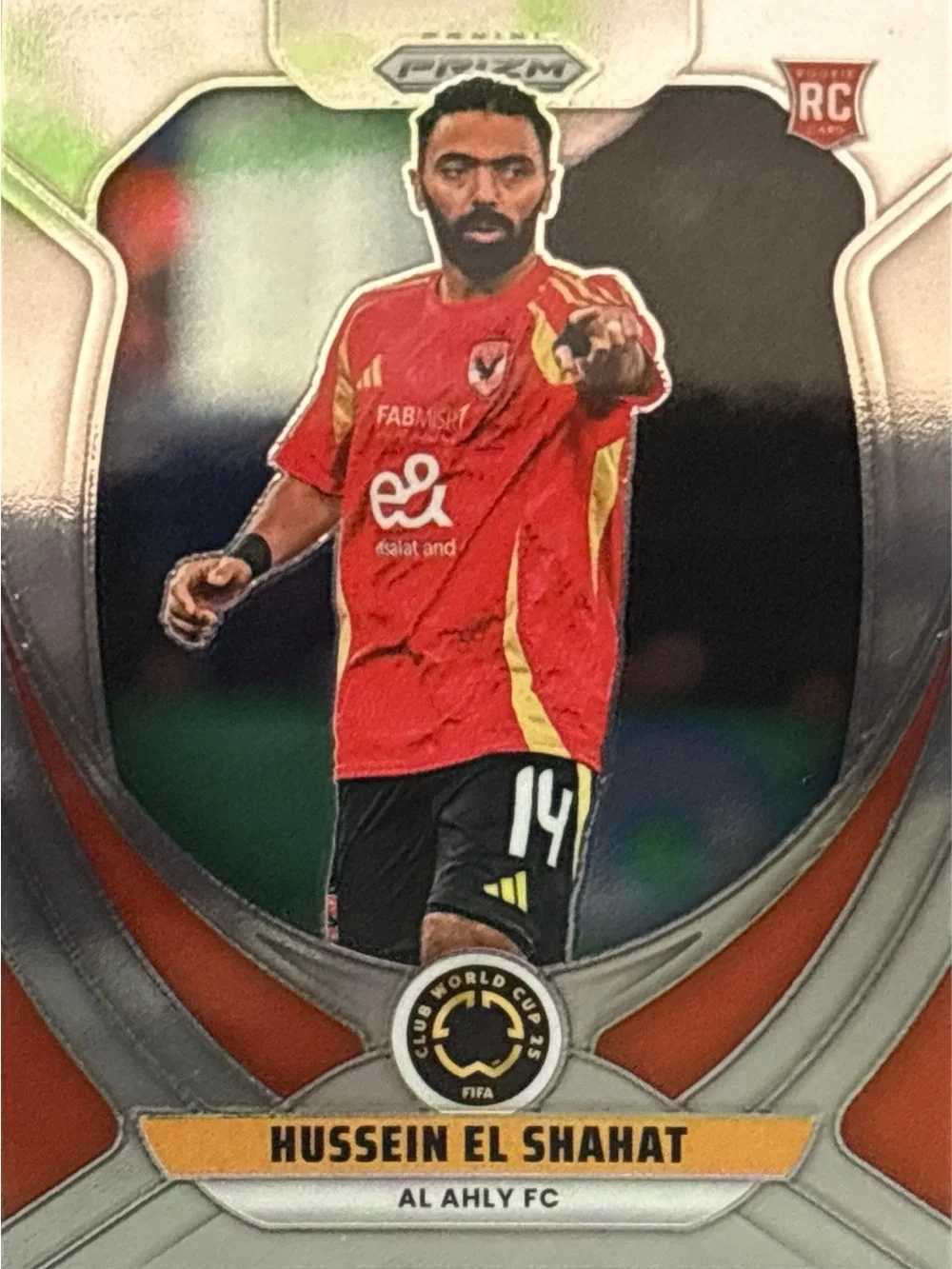 Panini Hussein El Shahat Rookie Soccer Trading Card